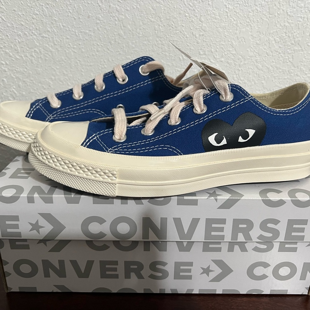 Comme Des Garcons PLAY Converse Chuck Taylor Lace Up Sneakers Women’s 6